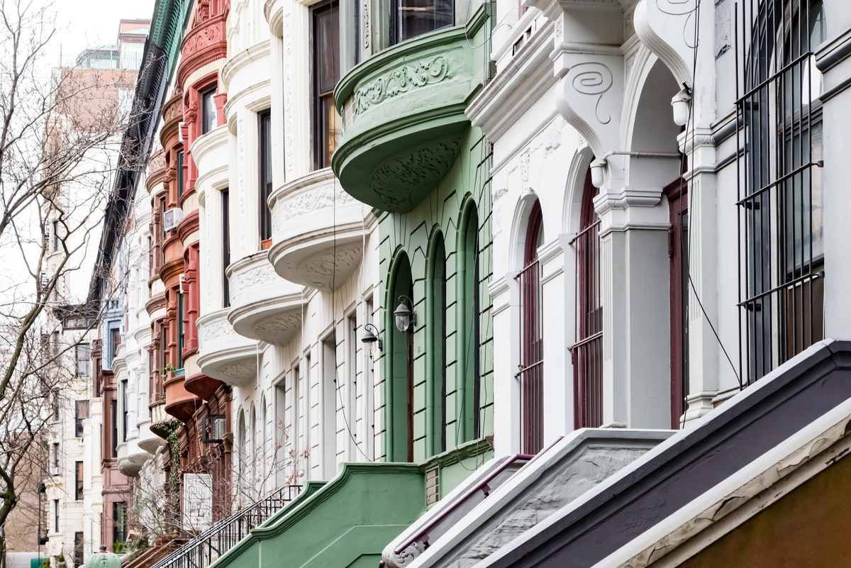Historic Homes in the Upper West Side of Manhattan, New York Cit