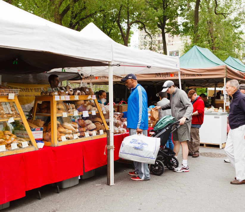 Union Square Greenmarket Farmers Market New York City